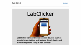What Labclicker.com website looked like in 2017 (7 years ago)