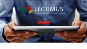 What Lectimus.com website looked like in 2017 (7 years ago)