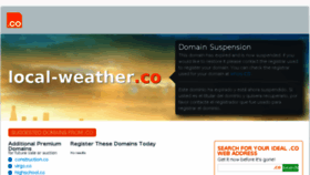 What Local-weather.co website looked like in 2017 (7 years ago)