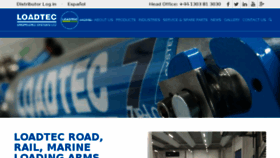 What Loadtec.co.uk website looked like in 2017 (7 years ago)