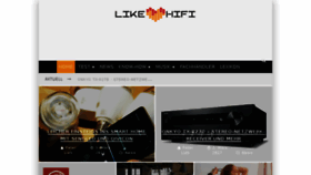What Likehifi.de website looked like in 2017 (7 years ago)