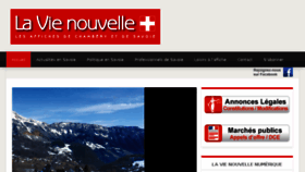 What La-vie-nouvelle.fr website looked like in 2017 (7 years ago)