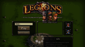 What Legions.io website looked like in 2017 (7 years ago)