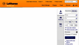 What Lufthansa.com website looked like in 2017 (7 years ago)