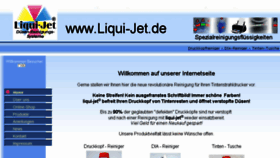 What Liqui-jet.de website looked like in 2017 (7 years ago)