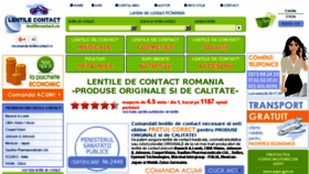 What Lentilecontact.ro website looked like in 2017 (7 years ago)