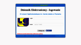 What Lo9poznan.mobidziennik.pl website looked like in 2017 (7 years ago)