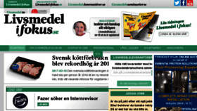 What Livsmedelifokus.se website looked like in 2017 (7 years ago)