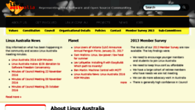 What Linux.org.au website looked like in 2017 (7 years ago)
