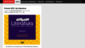 What Literaturabrasileira.net website looked like in 2017 (7 years ago)