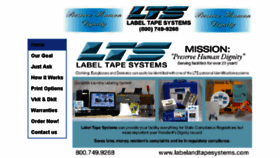 What Labelandtapesystems.com website looked like in 2017 (7 years ago)