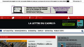What Lettreducadre.fr website looked like in 2017 (7 years ago)