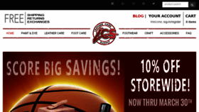 What Leathercaresupply.com website looked like in 2017 (7 years ago)
