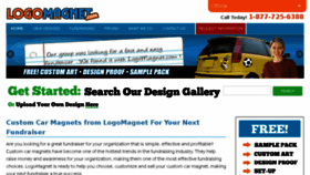 What Logomagnet.com website looked like in 2017 (7 years ago)