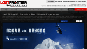 What Lastfrontierheli.com website looked like in 2017 (7 years ago)