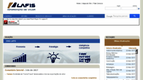 What Lafis.com.br website looked like in 2017 (8 years ago)