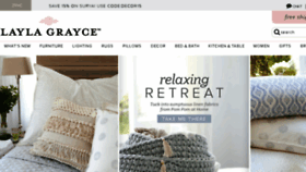What Laylagrayce.com website looked like in 2017 (7 years ago)