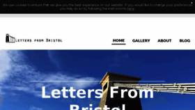 What Lettersfrombristol.co.uk website looked like in 2017 (7 years ago)