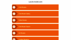 What Laurie-model.com website looked like in 2017 (7 years ago)