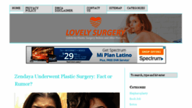 What Lovelysurgery.com website looked like in 2017 (7 years ago)