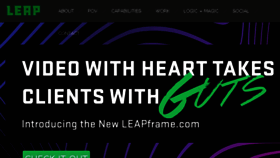 What Leapfroginteractive.com website looked like in 2017 (7 years ago)