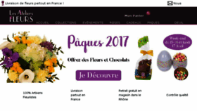 What Les-ateliers-fleurs.fr website looked like in 2017 (7 years ago)
