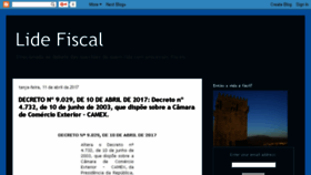 What Lidefiscal.com website looked like in 2017 (7 years ago)
