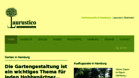 What Laurustico.de website looked like in 2017 (7 years ago)