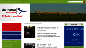 What Lichtenau.de website looked like in 2017 (7 years ago)