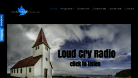 What Loudcryradio.com website looked like in 2017 (7 years ago)