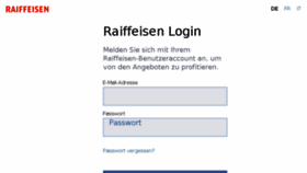What Login.raiffeisen.ch website looked like in 2017 (7 years ago)