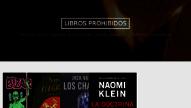 What Libros-prohibidos.com website looked like in 2017 (7 years ago)