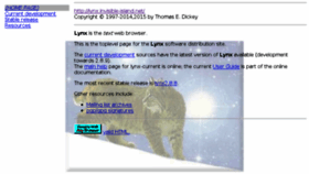 What Lynx.invisible-island.net website looked like in 2017 (7 years ago)