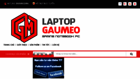 What Laptopgaumeo.vn website looked like in 2017 (7 years ago)