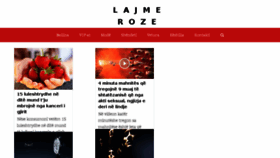 What Lajmeroze.com website looked like in 2017 (7 years ago)
