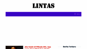 What Lintas.co.id website looked like in 2017 (7 years ago)