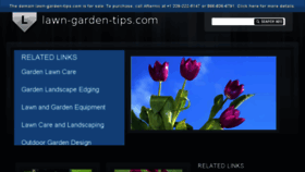 What Lawn-garden-tips.com website looked like in 2017 (7 years ago)