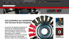 What Lessmann.com website looked like in 2017 (7 years ago)