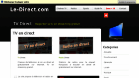 What Le-direct.com website looked like in 2017 (7 years ago)