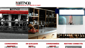 What Lartnoa.com website looked like in 2017 (7 years ago)