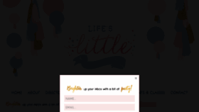 What Lifeslittlecelebrations.org website looked like in 2017 (7 years ago)