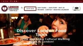 What Londonfoodlovers.com website looked like in 2017 (7 years ago)