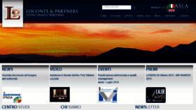 What Loconteandpartners.it website looked like in 2017 (7 years ago)