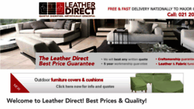 What Leatherdirect.co.za website looked like in 2017 (6 years ago)