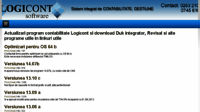 What Logicont.ro website looked like in 2017 (8 years ago)