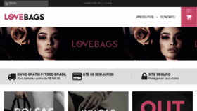 What Lovebags.com.br website looked like in 2017 (7 years ago)