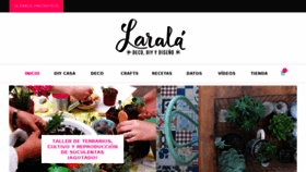 What Larala.cl website looked like in 2017 (7 years ago)