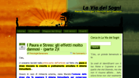What Laviadeisogni.it website looked like in 2017 (7 years ago)