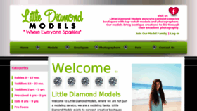 What Littlediamondmodels.com website looked like in 2017 (7 years ago)