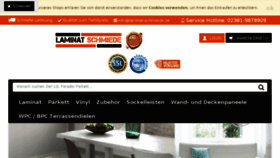 What Laminat-schmiede.de website looked like in 2017 (7 years ago)